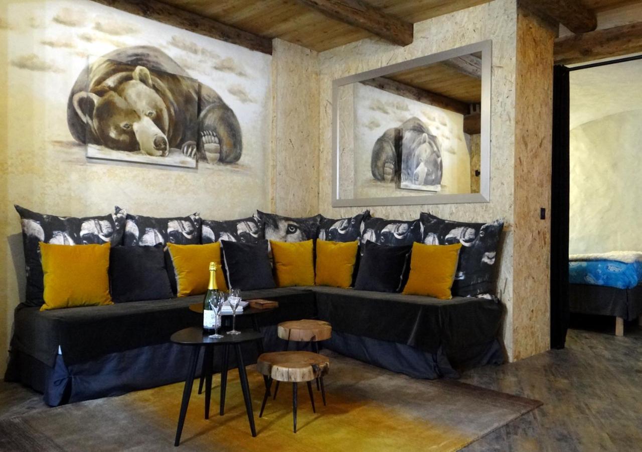 ブール・サン・モーリス L'Ours Qui Reve Bed & Breakfast エクステリア 写真